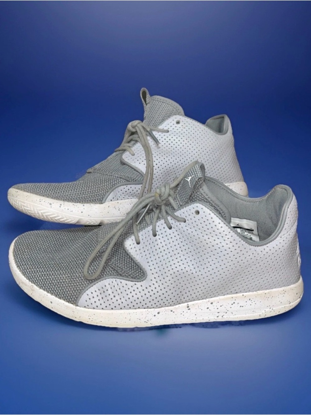 Rare Nike Mens Air Jordan Eclipse 724010-023 Gray Basketball Sneakers Size 7.5